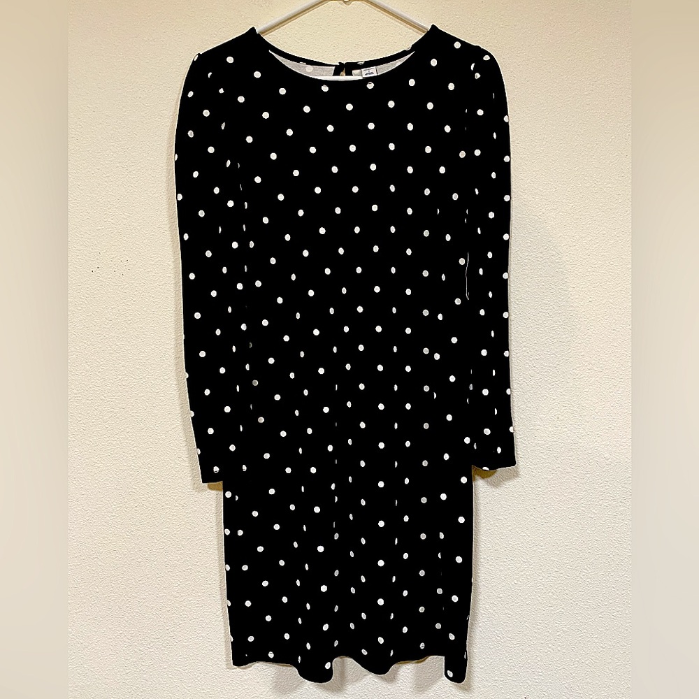 NWT Black polka dot dress